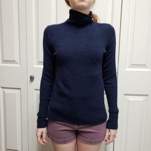 NWT Madewell Tutleneck Sweater Navy Blue XXS 
